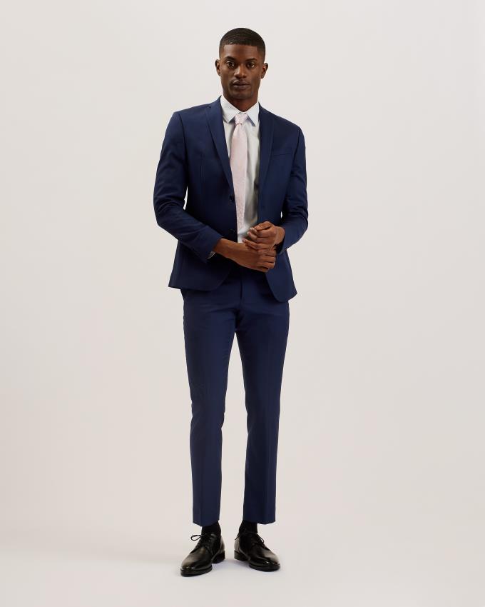 Veste Ted Baker Skinny Navy Twill Suit Bleu Marine Homme | ZCS-62386484